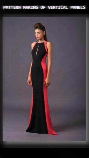 Vertical panel lines. Join our online pattern & sewing courses www.design-ec.co.za