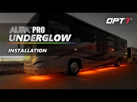 [HOW TO] Install OPT7 AURA Pro Underglow RV Camper Trailer RGB LED Lighting Kit