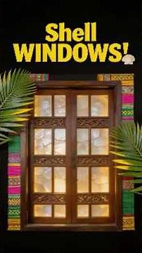 Capiz Craft (Capiz) - Window shell artistry. "Shell Windows! 🐚" #shorts