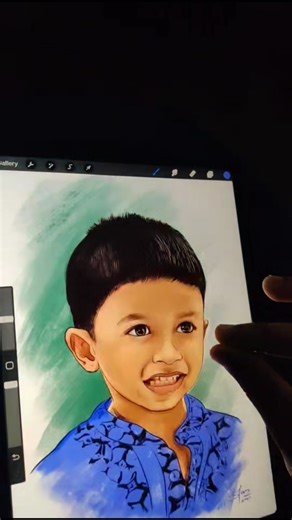 Procreate digital art in apple ipad ✨💫 #apple #ipad #procreate #digitalart #procreatetimelapse