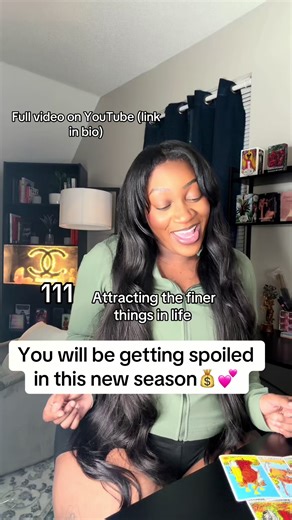 Keep your heart open…you’re about to get spoiled babe💚✨ #intuitivemo #chosen #spiritualtok #karma