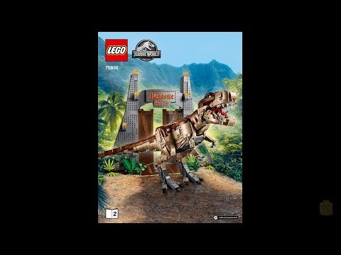 LEGO Jurassic Park 75936 - Complete T. rex Rampage Instructions! (Booklet 02 of 02)
