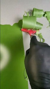 The colorful layers of dripping wax create stunning, organic patterns! #candlemaking#peeling​ #asmr​