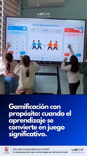 Gamificación con propósito: cuando el aprendizaje se transforma en un juego verdaderamente significativo. El juego se titula “Tug of War: Mathematics”, cuya traducción al español sería “Tira y afloja: Matemáticas” o “Tira y afloja matemático”. | Web del Maestro CMF