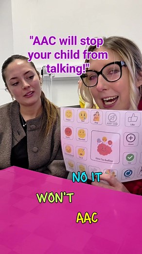 7K views · 23 reactions | AAC does NOT stop speech ❌️ AAC supports language. AAC reduces frustration. AAC gives children a way to communicate long before speech is ready. If your child needs a different way to communicate - they deserve access to it. We can support you to introduce AAC in the online Speech Therapy Hub  #speechdelay #speechtherapy #autism #toddler #toddlertips | Sprinkle of SALT - Speech and Language Therapy | Facebook