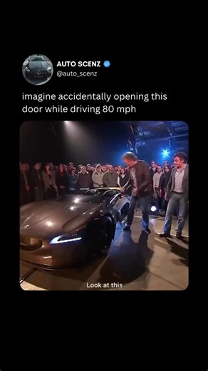 auto_scenz on Instagram: "Can you name this car? Imagine a sports car where opening the door requires swinging the entire driver’s seat out along with it. The Peugeot EX1 concept appeared in Series 16 of Top Gear, where it was showcased as a 200th-anniversary celebration of the French automaker. Richard Hammond famously demonstrated the impracticality of this design in the studio, struggling to slide into the door-mounted bucket seat before swinging himself into the chassis While the vehicle boa