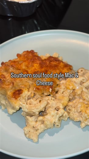 Soul food Mac and cheese dinner 😍 #soulfood #southerncooking #food #cookwithme #fyp