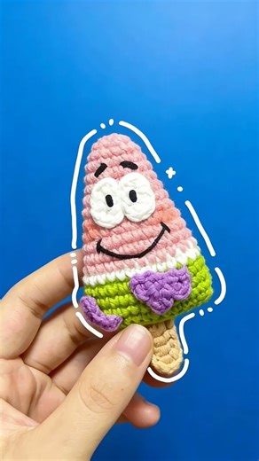 Crochet SpongeBob Popsicle Pattern#crochet #crochetpattern #amigurimi #diy