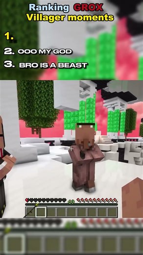 RANKING GROX MOMENTS | #minecraft #shorts