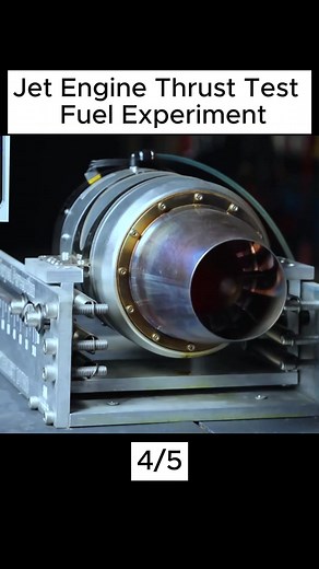 Jet Engine Thrust Test - Fuel Experiment Part 4 #engine #jet #jetengi... | carengine86