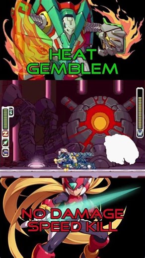 Mega Man Zero 4, Heat Gemblem (No Damage, Speed Kill)