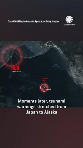 8.8 Earthquake in Russia Spreads Tsunami Across Pacific