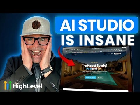 GoHighLevel's NEW AI Studio is INSANE! How to Build AI Websites in Minutes