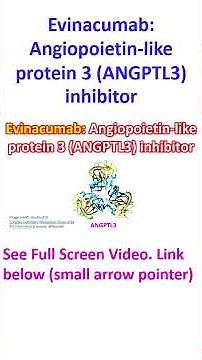 Evinacumab: Angiopoietin-like protein 3 (ANGPTL3) inhibitor