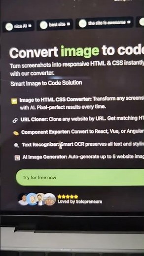 Transform Images to Code: Fast HTML/CSS Export with AI!