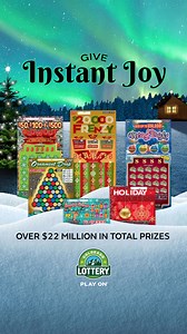 2.6K views | It’s gift-winning season! What’s on their list? Holiday Scratch games of course! The perfect gift for every adult!  | Colorado Lottery | Facebook