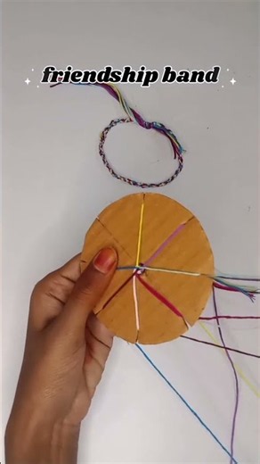 DIY Friendship Bracelet ✨🧵Easy Embroidery Thread Bracelet 💖Easy Step-by-Step Tutorial for Beginners
