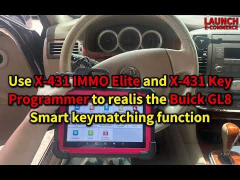 LAUNCH X431 IMMO ELITE and LAUNCH X431 Key programmer | Buick GL8 Smart key matching function
