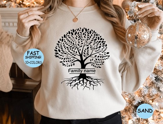 Custom Family Reunion Tree Shirt: Memorial Gift - Etsy