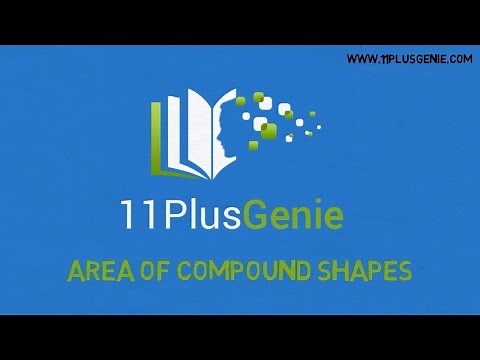 11 Plus Genie Maths - Area of compound shapes