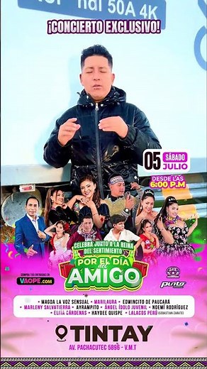 Edwincito de Paucará junto a Magda La Voz Sensual en un concierto exclusivo. #musicaandina #shots