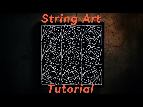 DIY String Art🧵 Tutorial