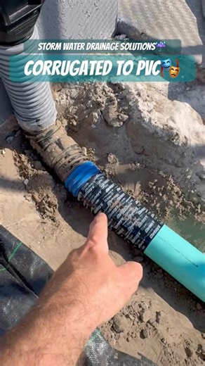 How to go From Corrugated to PVC Pipe - Storm Water Drainage Solutions