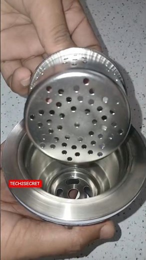 Stainless Steel Sink Coupling with Debris Bucket | Smart Kitchen Drain Solution