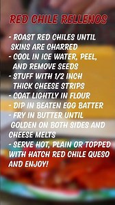 Red Chile Rellenos Recipe
