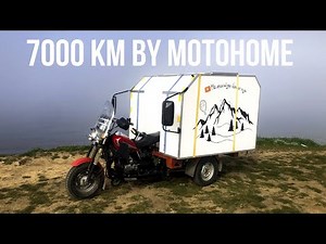 Camper made of a motorcycle DIY
