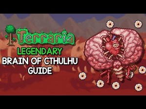 The EASIEST Way to Beat LEGENDARY Brain of Cthulhu!! - Terraria 1.4.4