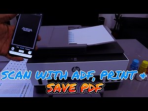 How To Scan with HP Smart Tank ADF, Print Double-sided and Save PDF