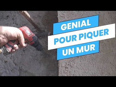 L'outil PARFAIT pour PIQUER un mur ancien en pierre!