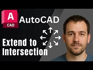 AutoCAD: Extend Line to Apparent Intersection (Precise Drafting Tip)