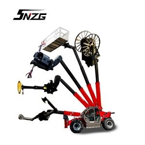 [Hot Item] Th1850 Wheel Telescopic Loader for Agricultural Cargo Moving Heavy Forklift with 5000kg Capacity, Lift Fork Telehandler 18m 20m Lifting Height CE