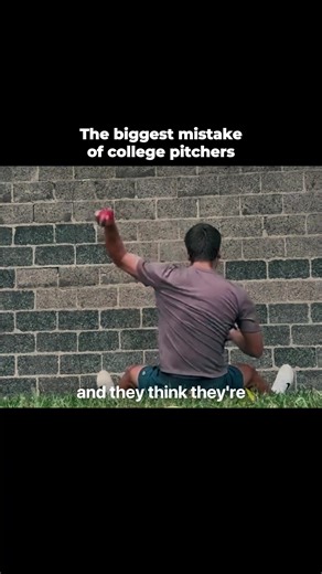 POV: the biggest mistake of college pitchers. Comment 'Guide' if you want the full video