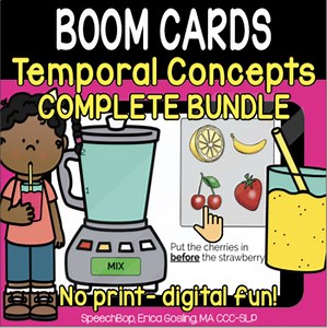 Temporal Concepts Bundle! (Before, After, First, Next) Sam's Smoothie Shop