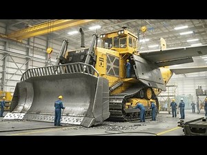 Inside the Bulldozer Factory: The Never-Revealed Bulldozer Production Process