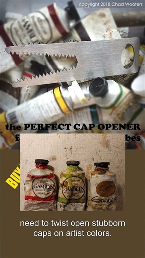NEVER struggle with Crusty Oil Paint Caps Again! #oilpainting #fineart #arthritis #over50