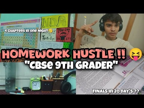 HOMEWORK HUSTLE 😭| STUDYING TILL 5 AM| CBSE 9TH GRADER VLOG📚