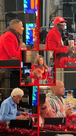 This holiday season, Nick Cannon , Jay Leno , Flavor Flav , Lisa Vanderpump & Daymond John take over the #TMZ newsroom! 🎄🎤⭐ Here’s a sneak peek behind the scenes 👀 “TMZ’s Merry Elfin’ Christmas” airs TONIGHT (December 2) at 9/8c on FOX! https://www.fox.com/tmz-merry-elfin-christmas_01/ | TMZ