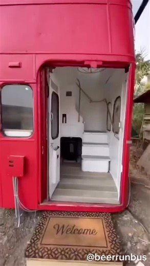 Would you live on a London Bus? This double decker bus conversion is inspiring! Hope and Manny from @beerrunbus have done an incredible job here! #vanlife #campervan #busconversion #diycamper #nomad #homeonwheels #tinyhouse #tinyhousebuild #projectvanlife #vanlifeideas #skoolieconversion #crazy #doubledeckerbus #londonbus #tinyhometour #vanlifeuk #vanlifeeurope #vanlifediaries #vanlifecommunity #vanlifemovement #vanlifedreams #vanlifers #homeinteriordesign #interiordesignlovers #outboundliving #