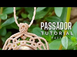 How to Make a Macrame Dowel #423 | Dede Tutorials