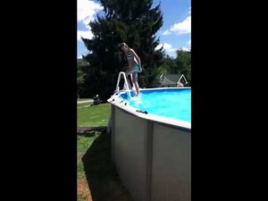 Gymnastics in the pool