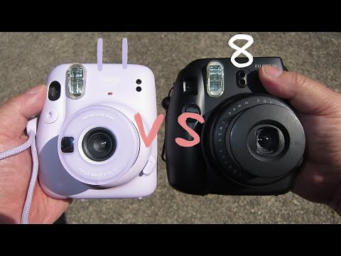 FUJIFILM instax mini 11 VS instax mini 8 チェキ、撮り比べ！