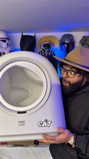 This is the HHOLOVE Atomic Cat Litter Box Pro — and it’s an absolute must-have for any cat owner.