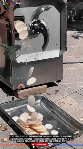 Chip Slicer Machine: Thin, Uniform Slices | Innovation Technology #tech