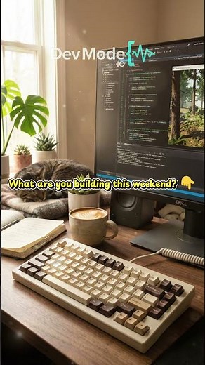 Weekend Coding Mode: ON ☕️🎮 #setup