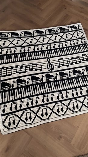 Piano Love - Mosaic Overlay Crochet Pattern Creating magic stitch by stitch with the Piano Love crochet pattern! 🎵✨ Turn yarn into musical art. Find the pattern link in my bio! 🎵✨ #CrochetMagic #PianoLovePattern #CreativeStitches #YarnCrafts #DIYCrochet #CraftyMelodies #MosaicOverlay #MosaicOverlayCrochet #FiberArtistry #CrochetInspirations #CraftyRhythms #HookedOnCrafting #TikTokCrochet #PianoKeysInspired