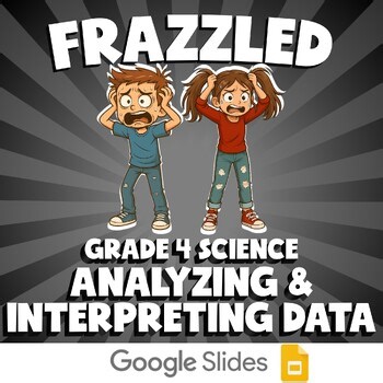 Analyzing & Interpreting Data FRAZZLED Science Game | No Prep Grade 4 Review